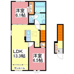 兆　Ⅱの物件間取画像